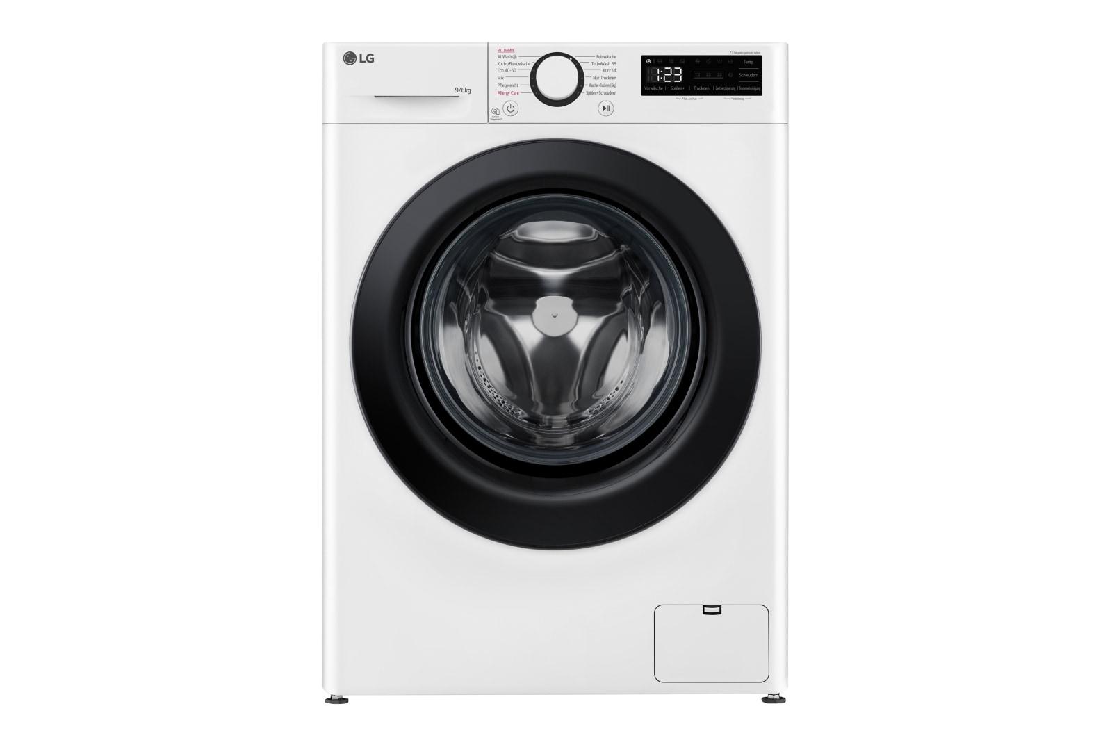 LG W4WR42966 lavasciuga Libera installazione Caricamento frontale Bianco D