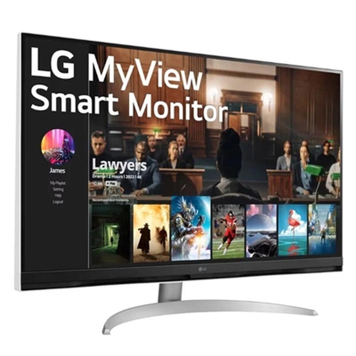 LG 32SQ700S-W Monitor intelligente 32" 4K 2xHDMI USBc MM
