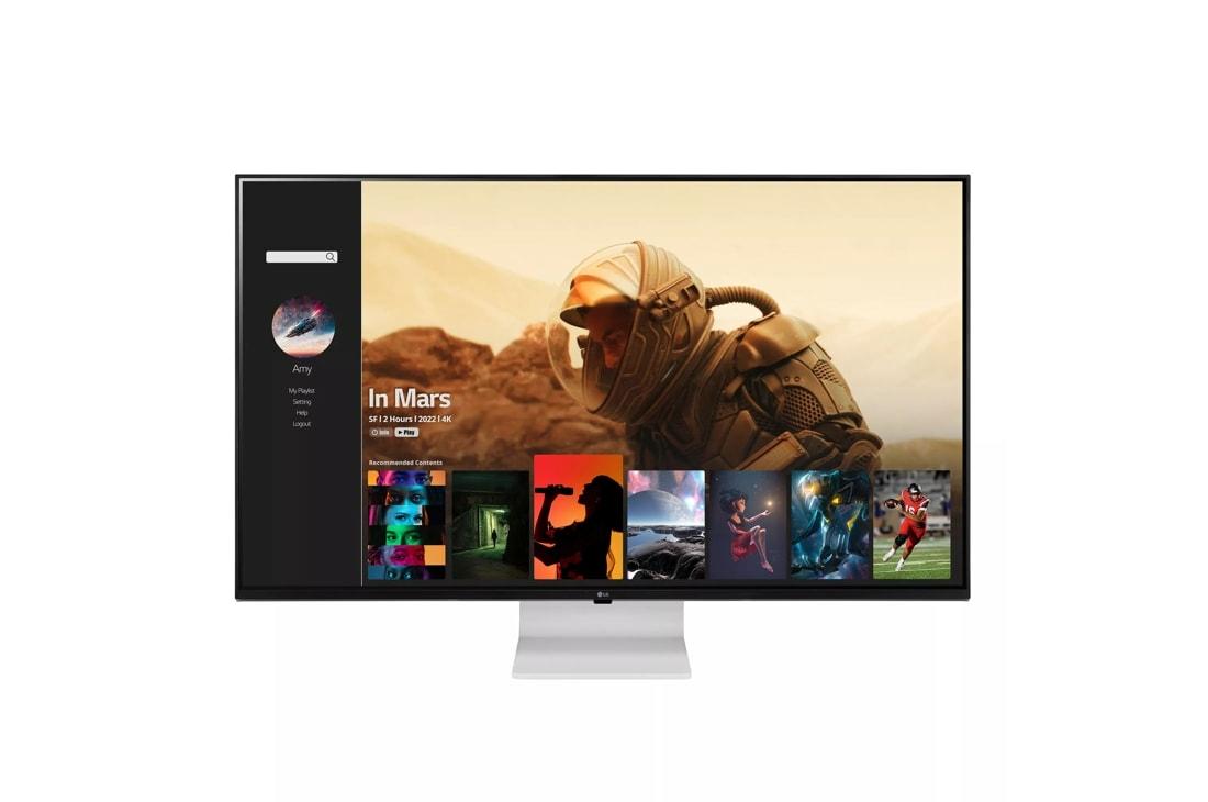 LG 43SQ700S-W Smart Monitor 107,9 cm 42,5 pollici, bianco