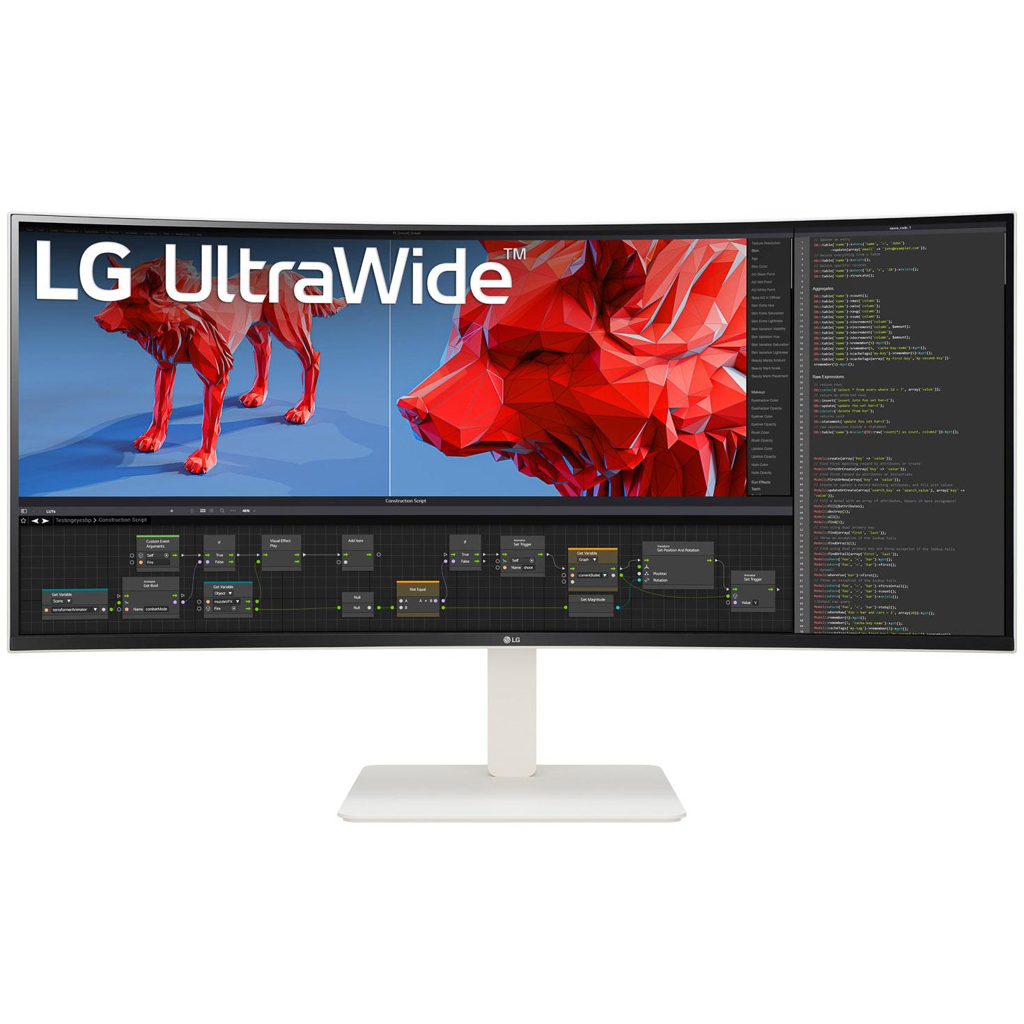 LG 38WR85QC-W ULTRAWIDE 37.5P IPS 3840X1600 AG 21:9 144HZ 600CD/M2 1MS HDMI DP
