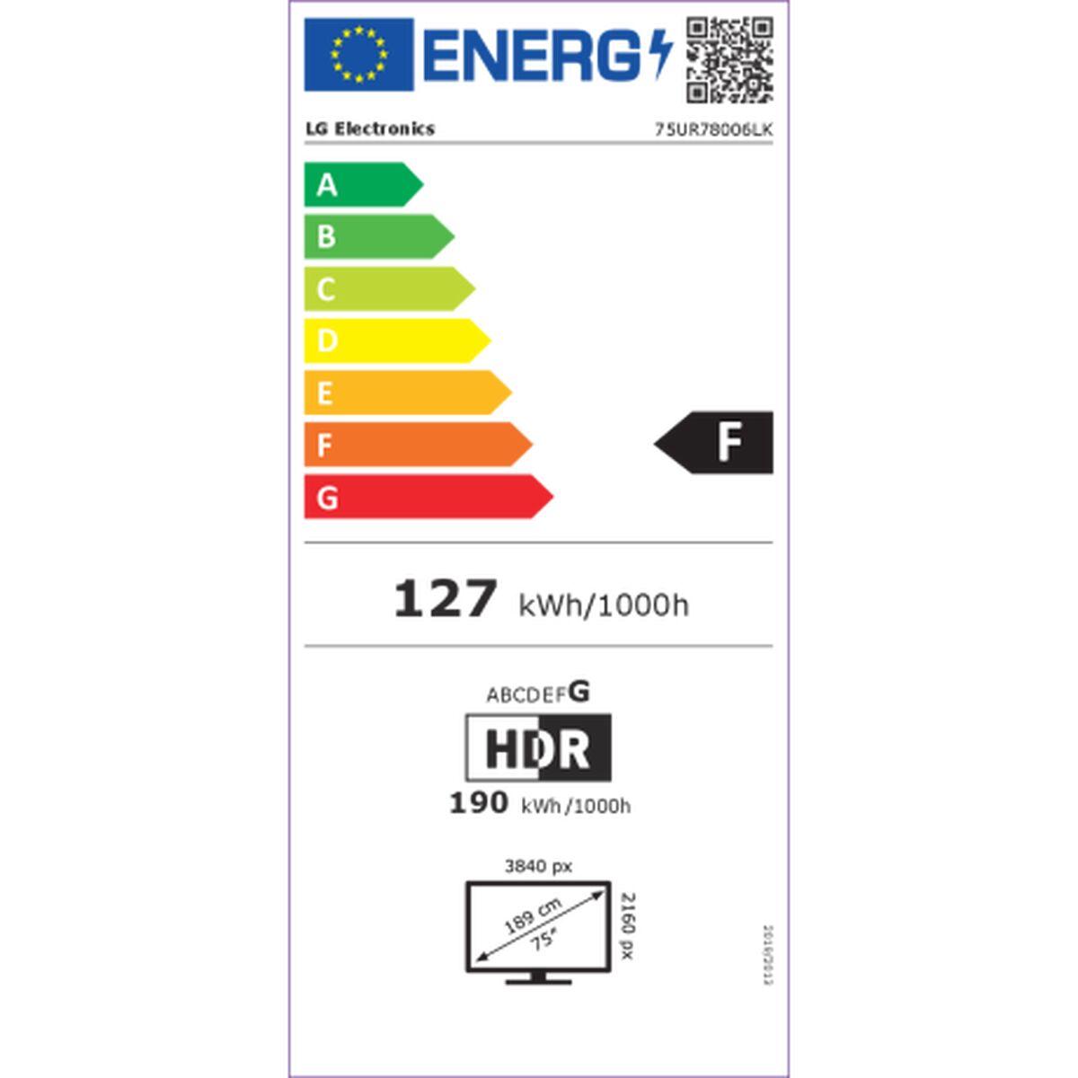 Smart TV LED 4K LG 75UR78006LK da 190 cm 75".