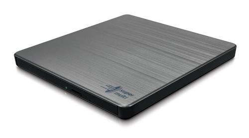 Hitachi-LG Slim Portable DVD-Writer lettore di disco ottico DVDRW Argento