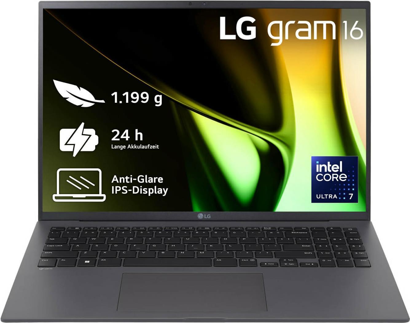 LG grammo 16" Core Ultra 7 155H 16GB/1TB SSD Win11 grigio 16Z90S-G.AA79G