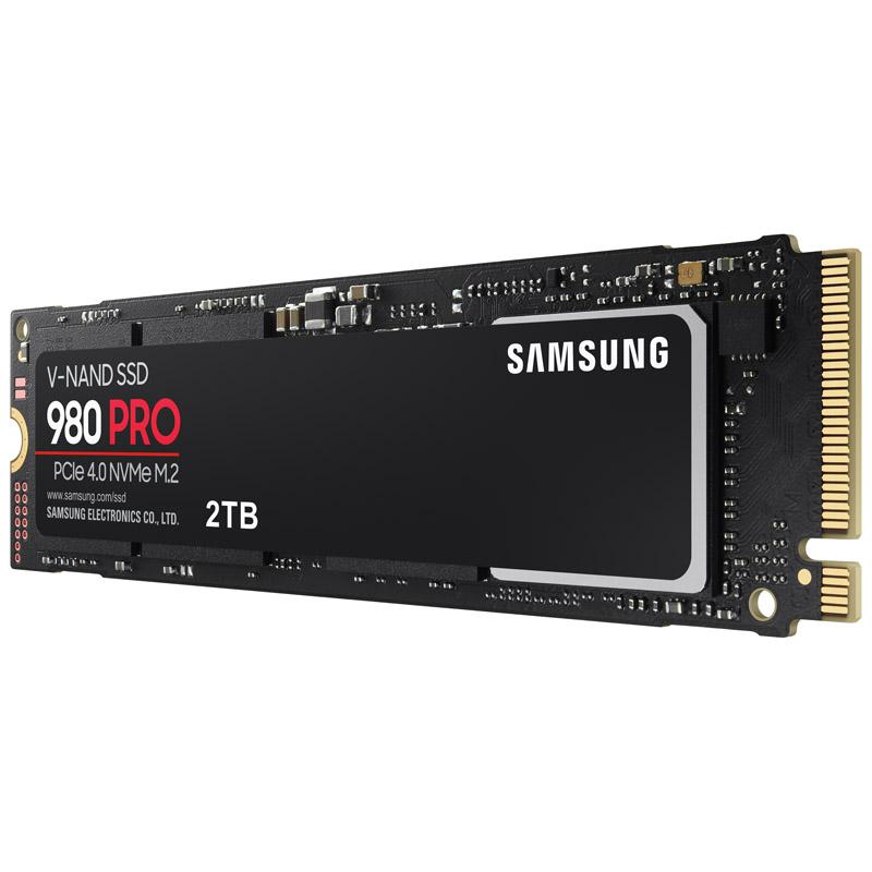 SAMSUNG SSD 980 PRO M.2 2280 PCIE 4.0X4 NVME 2TB 7000/5100 MBPS R/W