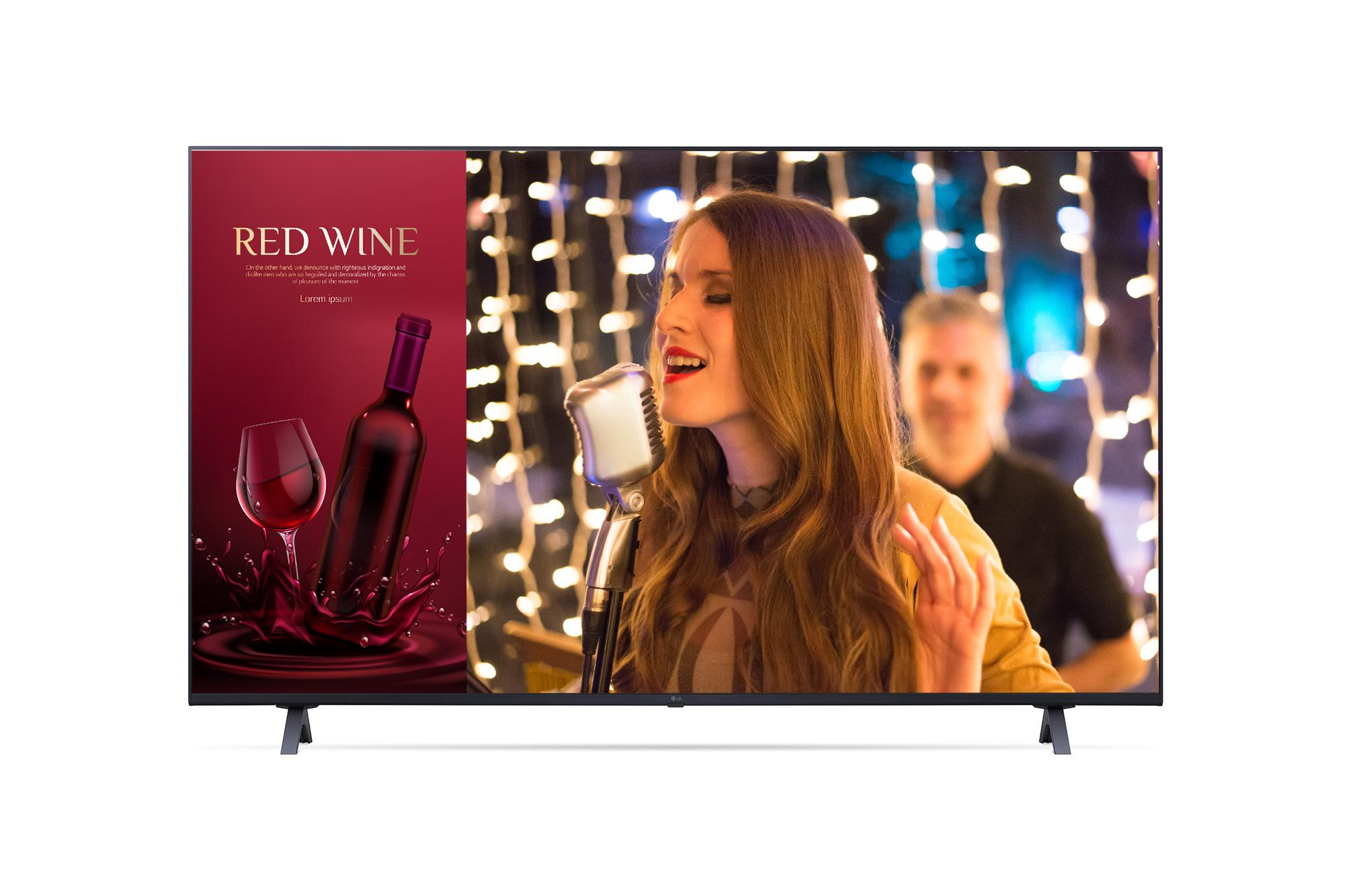 LG 55UR640S visualizzatore di messaggi Pannello piatto per segnaletica digitale 1397 cm (55") Wi-Fi 400 cd/m 4K Ultra HD Nero P