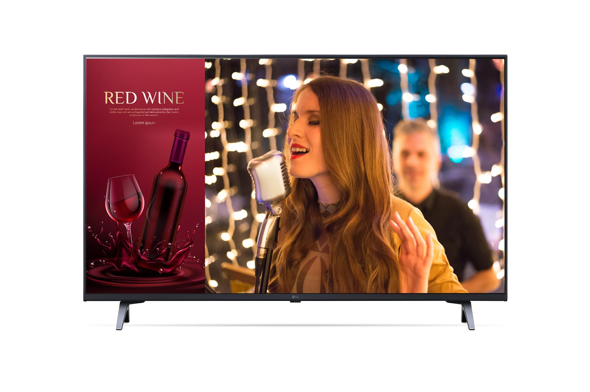 LG 43UR640S Pannello piatto per segnaletica digitale 1092 cm (43") LED 300 cd/m 4K Ultra HD Nero Processore integrato WebOS