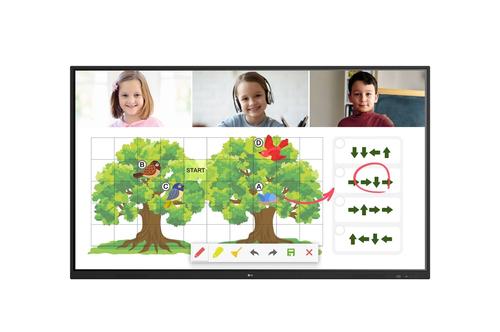 LG 86TR3PJ-B Pannello piatto per segnaletica digitale 218 m (86") LED Wi-Fi 390 cd/m UHD Nero Touch screen Android 8.0 16/7