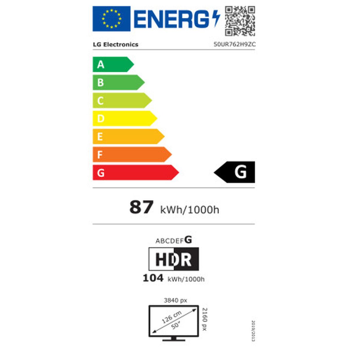 LG 50UR762H9ZC 127 cm (50") 4K Ultra HD Smart TV Wi-Fi Blu