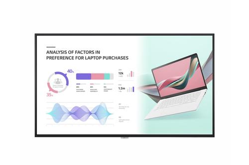 LG 65UH5J-H visualizzatore di messaggi Pannello piatto per segnaletica digitale 1651 cm (65") LED Wi-Fi 500 cd/m 4K Ultra HD Ne
