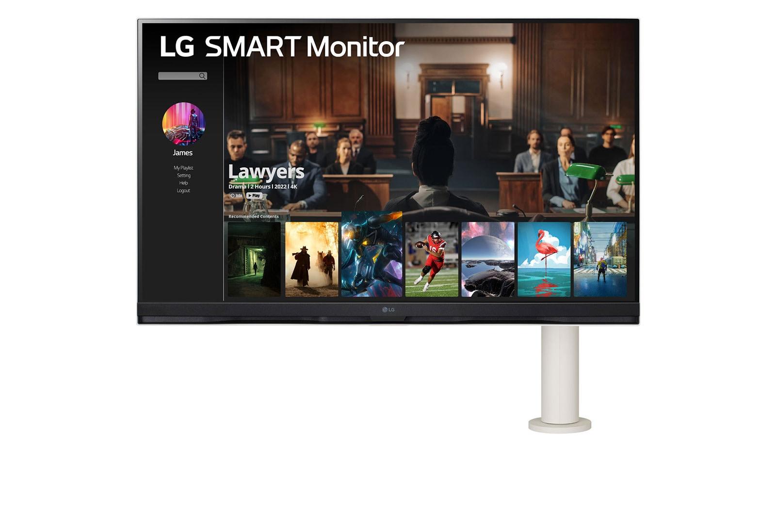 LG 32SQ780S-W Monitor PC 81,3 cm (32") 3840 x 2160 Pixel 4K Ultra HD Bianco