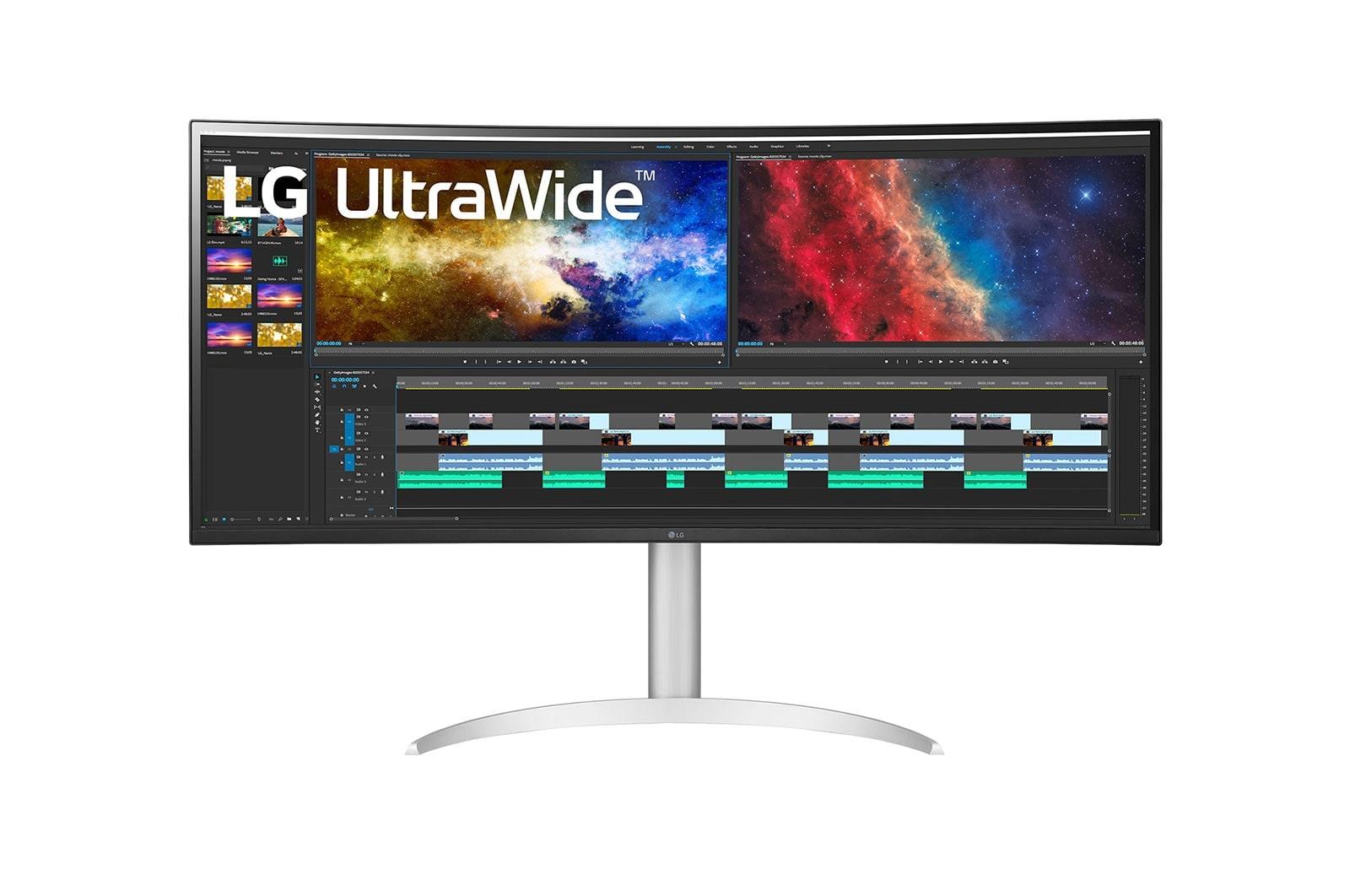 Produktbeschreibung LG UltraWide 38BQ85C-W - LED-Monitor - gebogen - 96.5 cm (38") - HDR Adaptive-Sync Technologie AMD FreeSyn