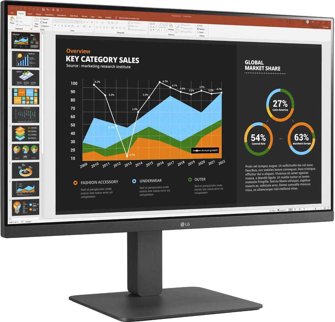Bild 27"/68.6cm 1920x1080 169 Kontrast 1.0001 (statisch) Reaktion 5ms Anschlsse 1x DVI 1x HDMI 1.4 1x DisplayPort 1.2 1x Kli