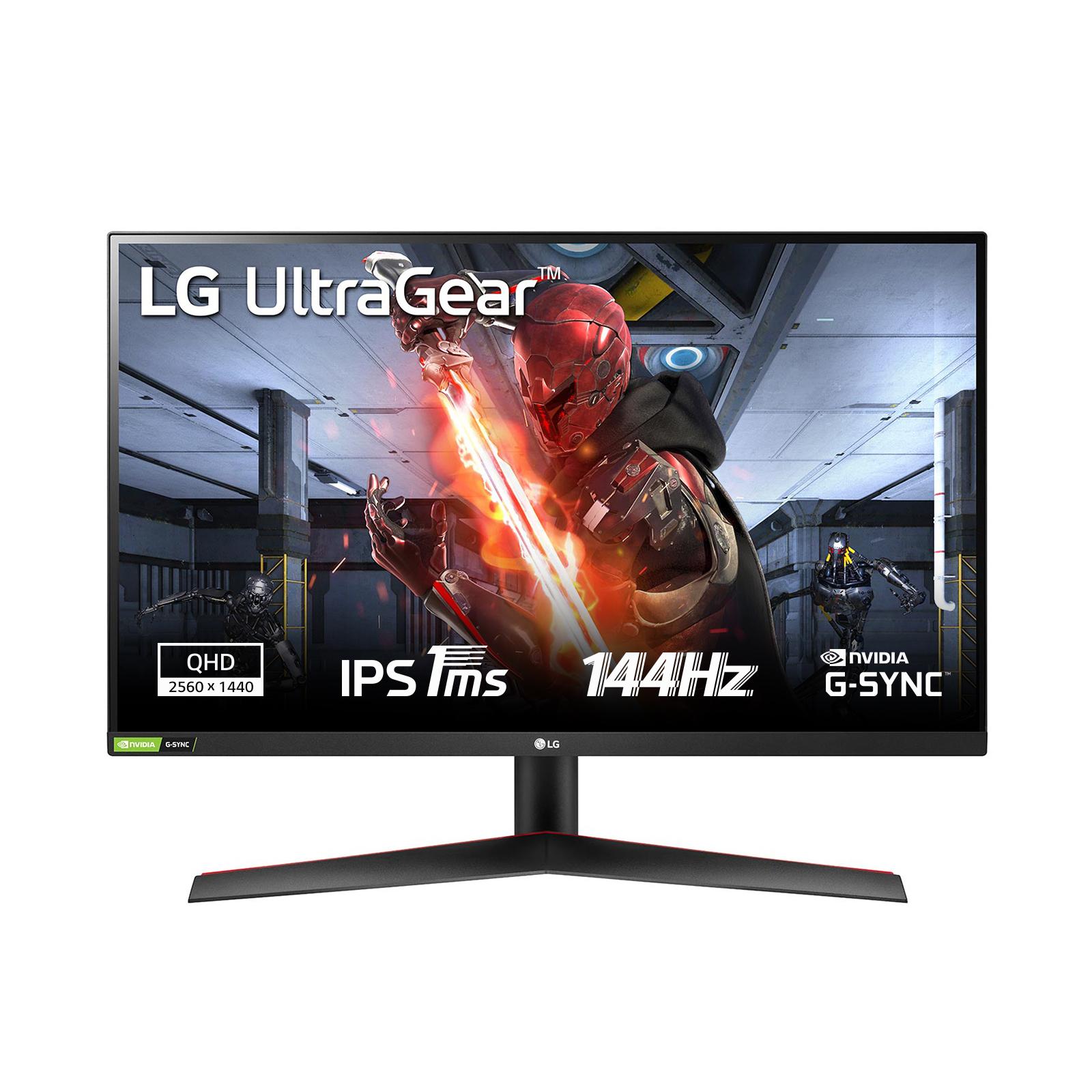GN800P - 27 inch - Quad HD IPS LED Gaming Monitor - 2560x1440 - 144Hz