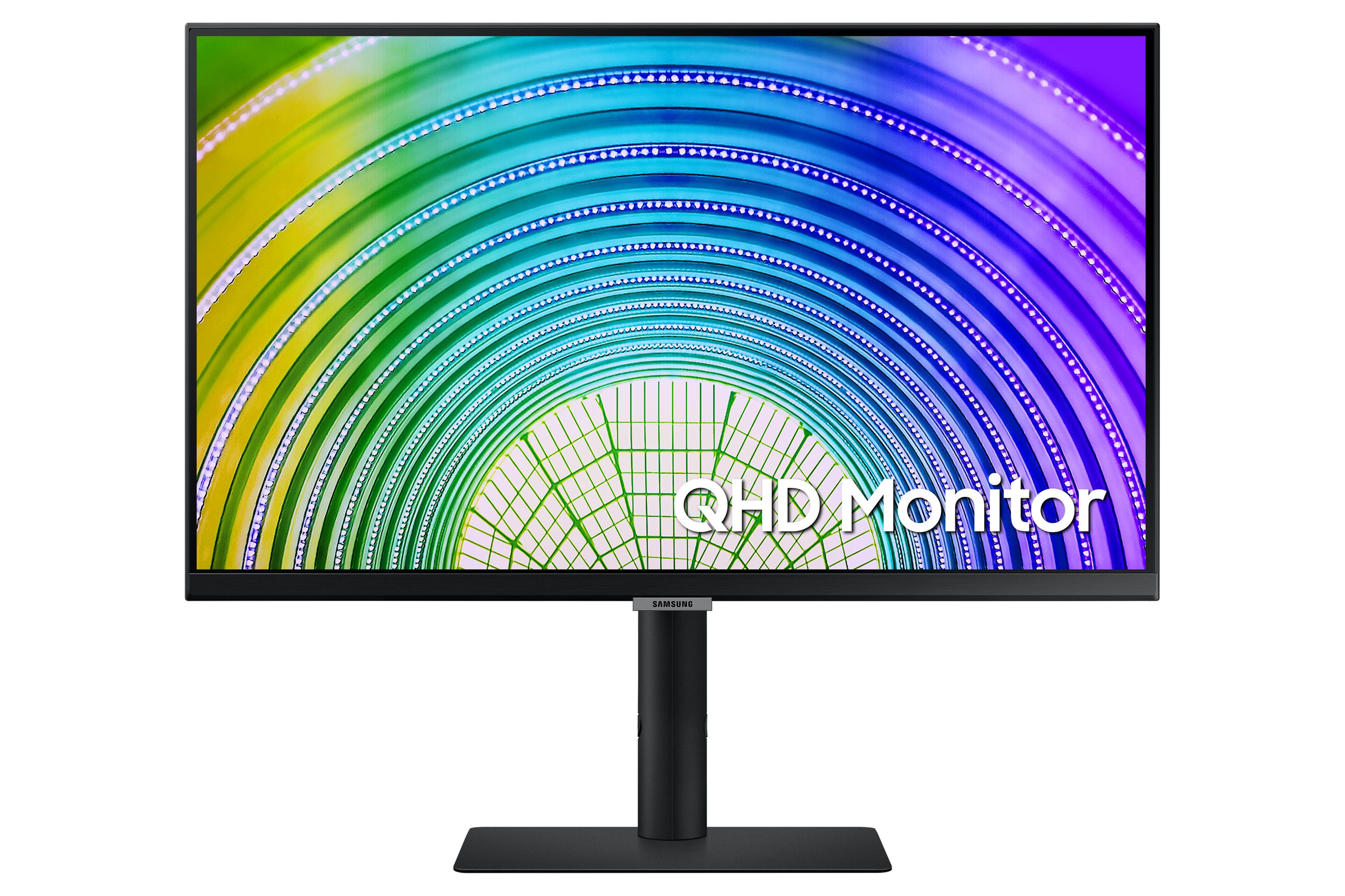 Samsung LS24A600UCUXXU Monitor PC 61 cm 24 2560 x 1440 Pixel Quad HD Nero (Samsung LS24A600 USB-C 24 QHD Monitor - Black)