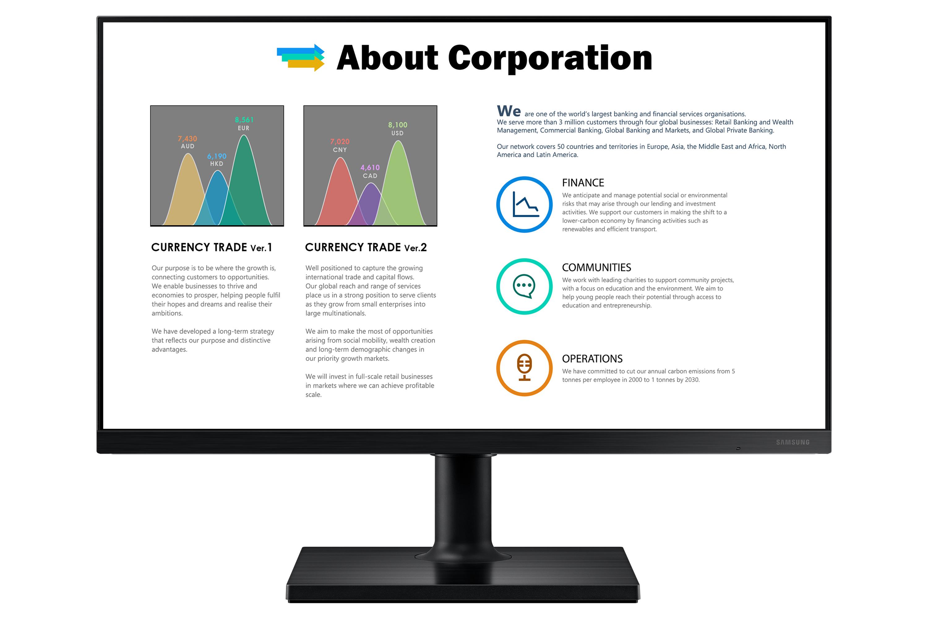 Samsung T45F Monitor PC 61 cm (24") 1920 x 1080 Pixel Full HD LED Nero
