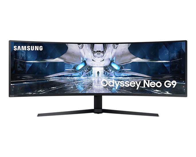 Samsung LS49AG954NU Monitor PC 124,5 cm (49") 5120 x 1440 Pixel 5K Ultra HD LCD Nero, Bianco