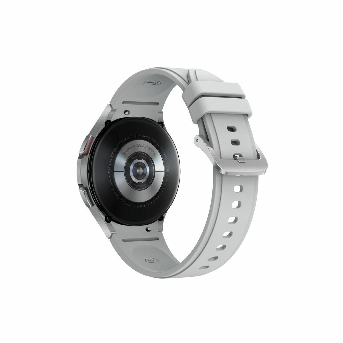 Samsung Galaxy Watch4 Classic 3,56 cm (1.4") Super AMOLED 46 mm Argento GPS (satellitare)