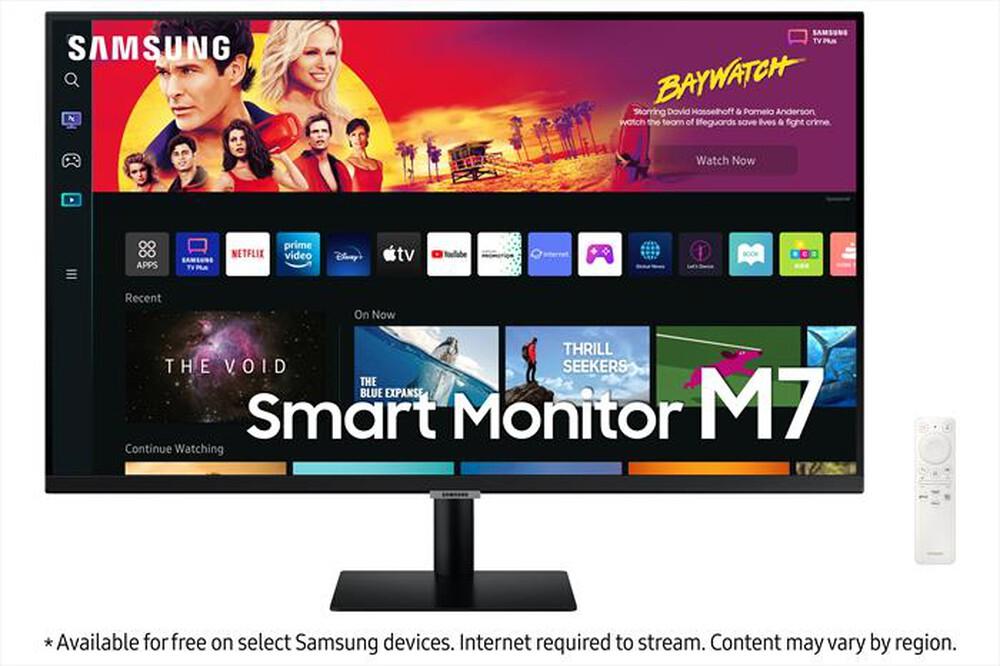 SAMSUNG MONITOR LED 32" FLAT SMART M70B UHD 4MS HDMI LS32BM700UUXEN