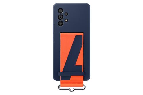 Samsung Silicone Cover with Strap per Galaxy A53 5G, Navy