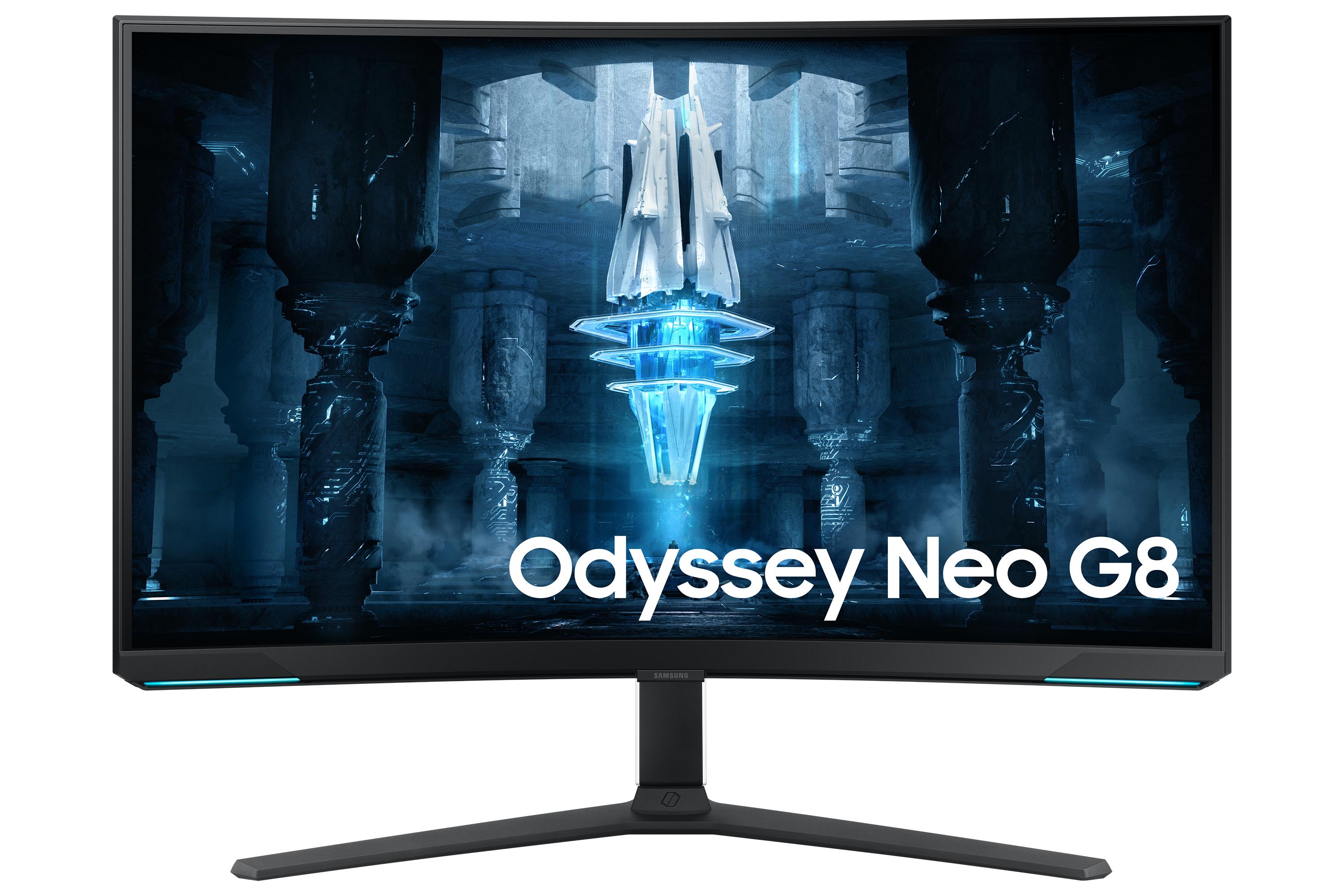 Samsung Odyssey Neo G8 Monitor PC 813 cm 32 3840 x 2160 Pixel 4K Ultra HD Nero Bianco (32 NEO G8 MINI LED ODYSSEY GAME MON)