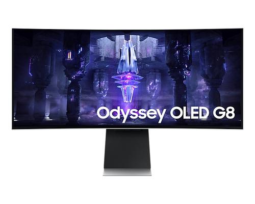 Samsung LS34BG850SUXXU Monitor PC 864 cm 34 3440 x 1440 Pixel UltraWide Quad HD OLED Argento (Samsung Odyssey Neo G8 LS34BG850