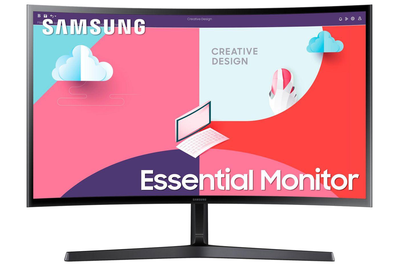 Samsung Essential Monitor S3 Monitor Curvo Serie S36C da 24" Full HD