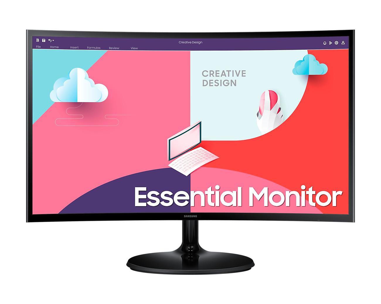 Samsung Essential Monitor S3 S36C LED display 686 cm (27") 1920 x 1080 Pixel Full HD LCD Nero