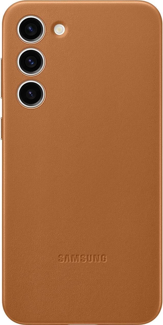 Samsung Galaxy S23 Leather Case (Samsung Galaxy S23 Plus Case in Leather - Brown)