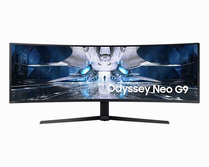 Samsung Odyssey LS49AG954NP Monitor PC 1245 cm (49") 5120 x 1440 Pixel DWQHD LCD Nero Bianco