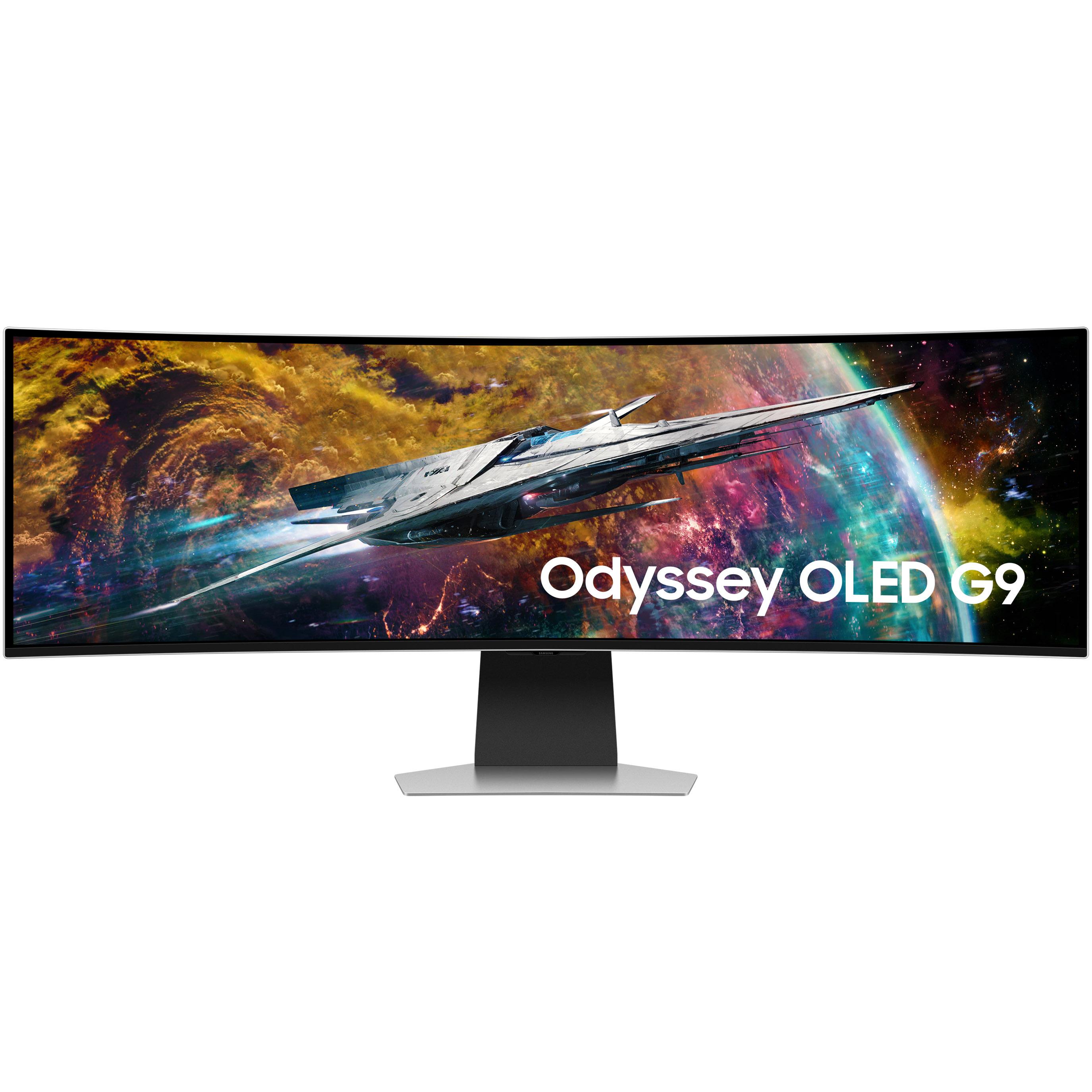 Samsung Odyssey G9 G95SC LED display 1245 cm (49") 5120 x 1440 Pixel Dual QHD OLED Argento