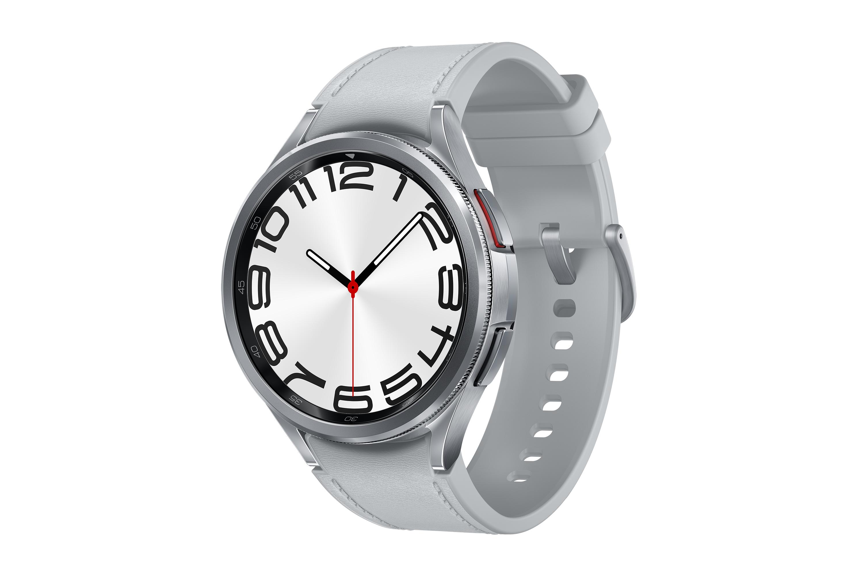 Samsung Galaxy Watch6 Classic 47 mm Digitale Touch screen 4G Argento