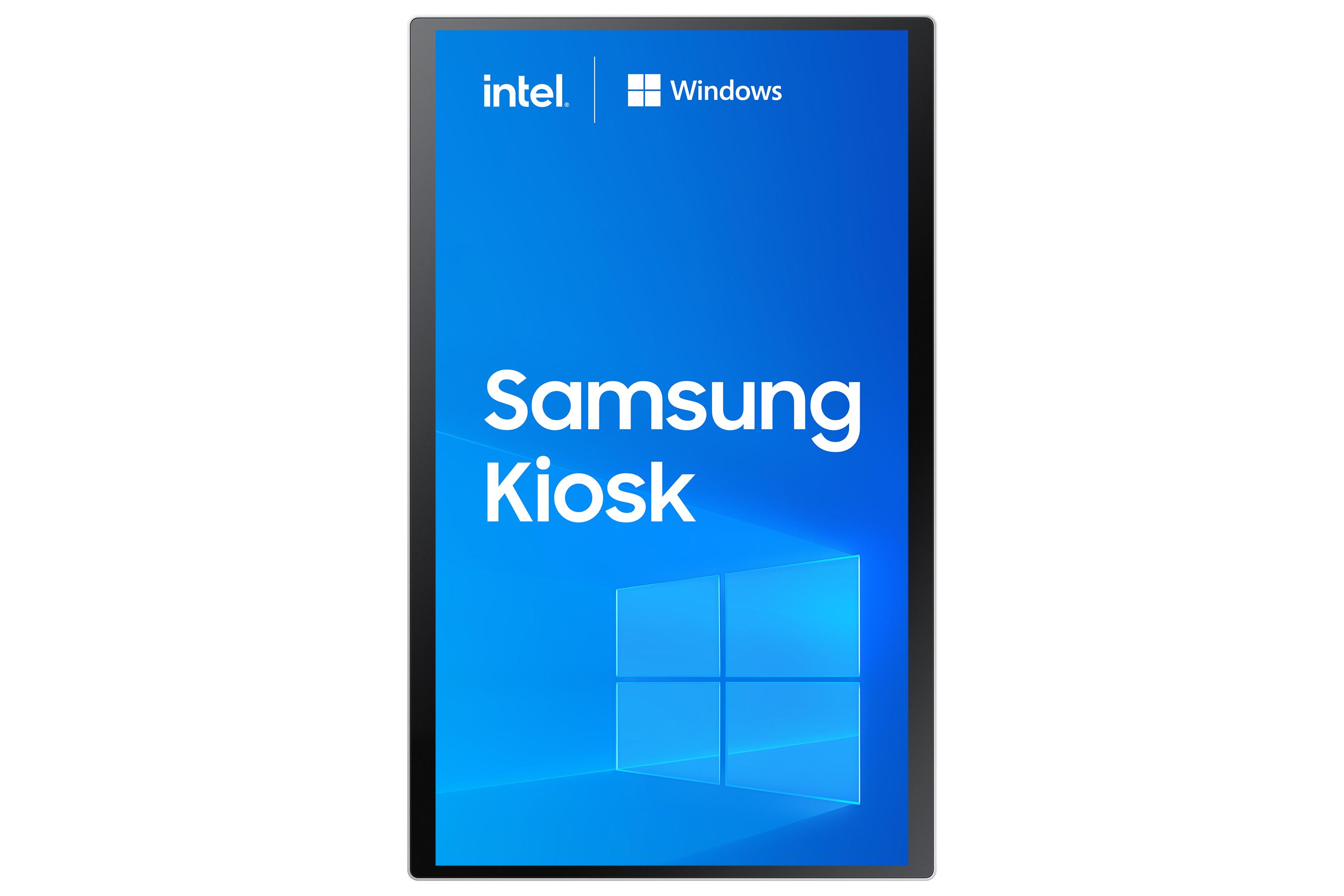 Samsung KM24C-5 Design chiosco 61 cm (24") LED 250 cd/mÂ² Full HD Bianco Touch screen Processore integrato Windows 10 IoT Ent