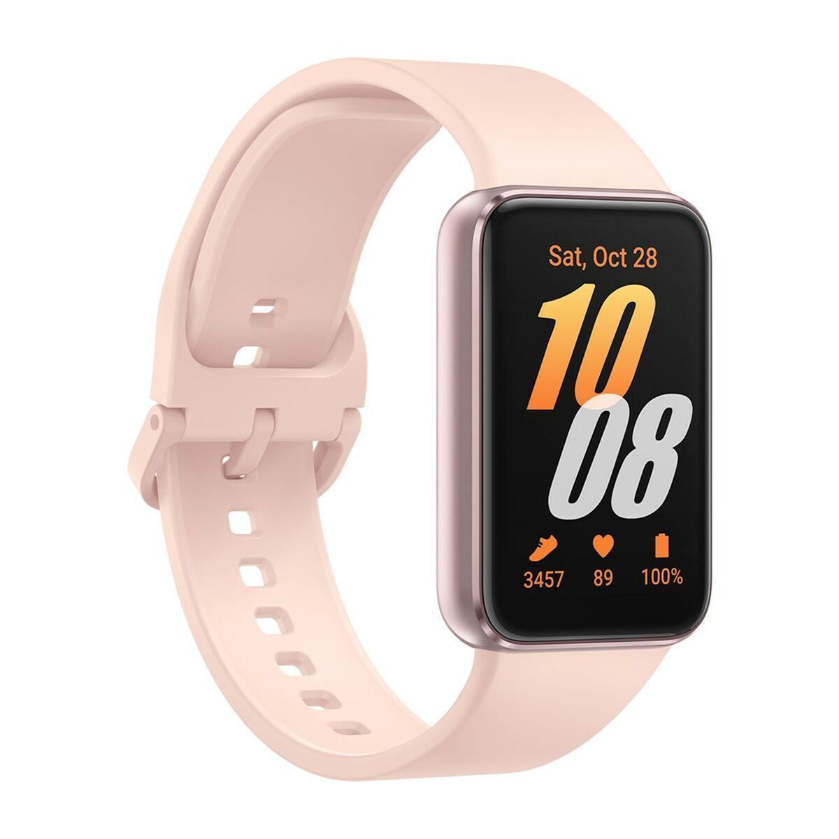 Samsung Galaxy Fit3 406 cm (1.6") AMOLED 40 mm Digitale 256 x 402 Pixel Touch screen Oro rosa