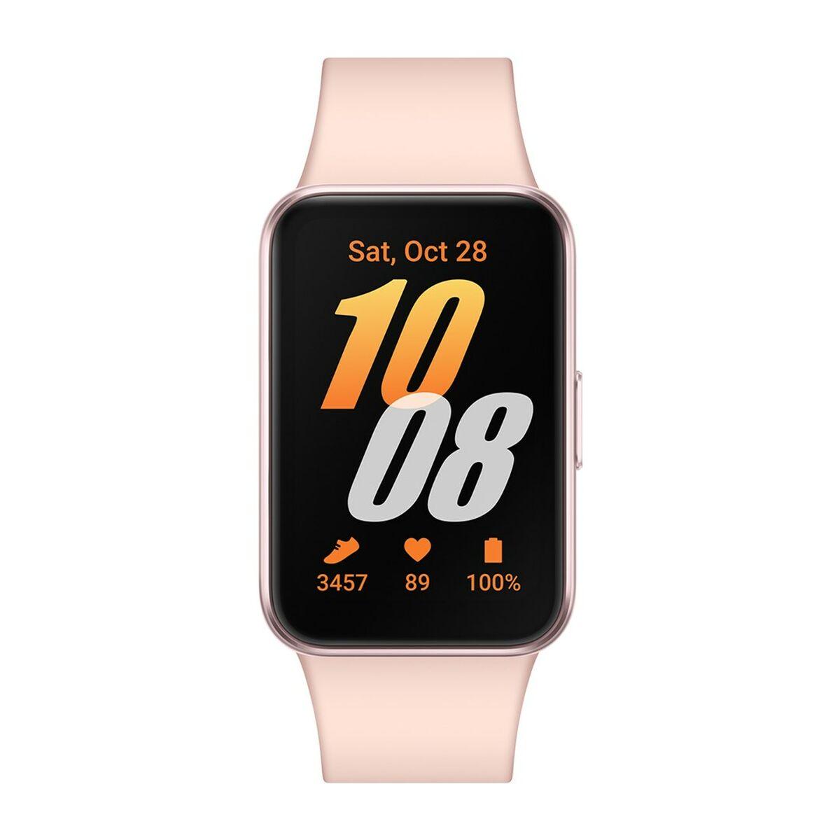 Samsung Galaxy Fit3 406 cm (1.6") AMOLED 40 mm Digitale 256 x 402 Pixel Touch screen Oro rosa