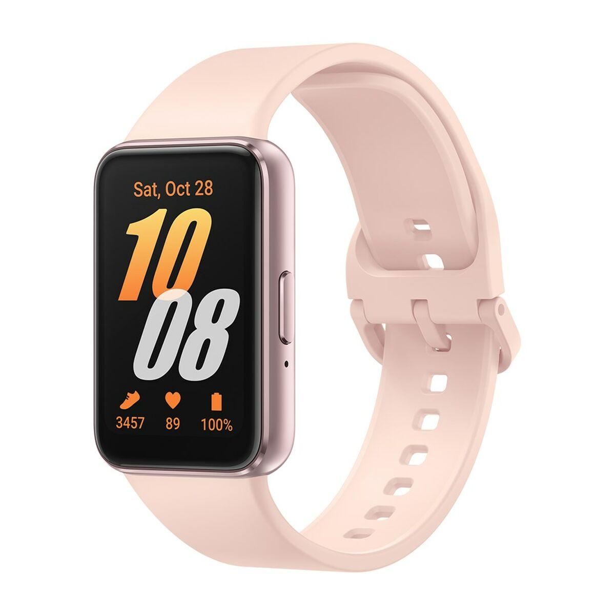 Samsung Galaxy Fit3 406 cm (1.6") AMOLED 40 mm Digitale 256 x 402 Pixel Touch screen Oro rosa