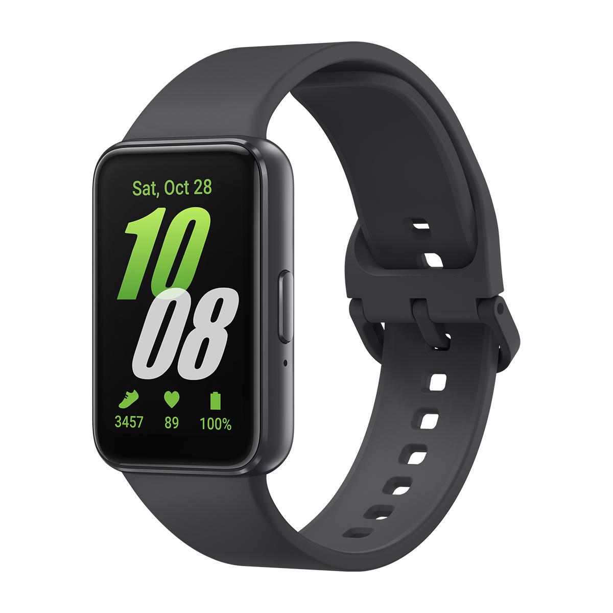 Samsung Galaxy Fit3 406 cm (1.6") AMOLED 40 mm Digitale 256 x 402 Pixel Touch screen Grigio