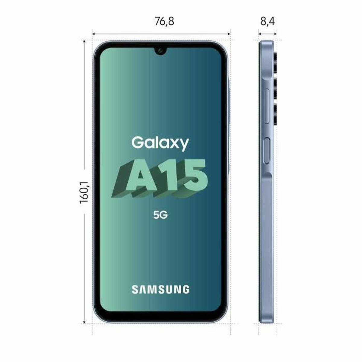 Samsung Galaxy SM-A156B 165 cm 6.5 Dual SIM ibrida Android 14 5G USB tipo-C 4 GB 128 GB 5000 mAh Nero Blu (Samsung Galaxy SM-A1