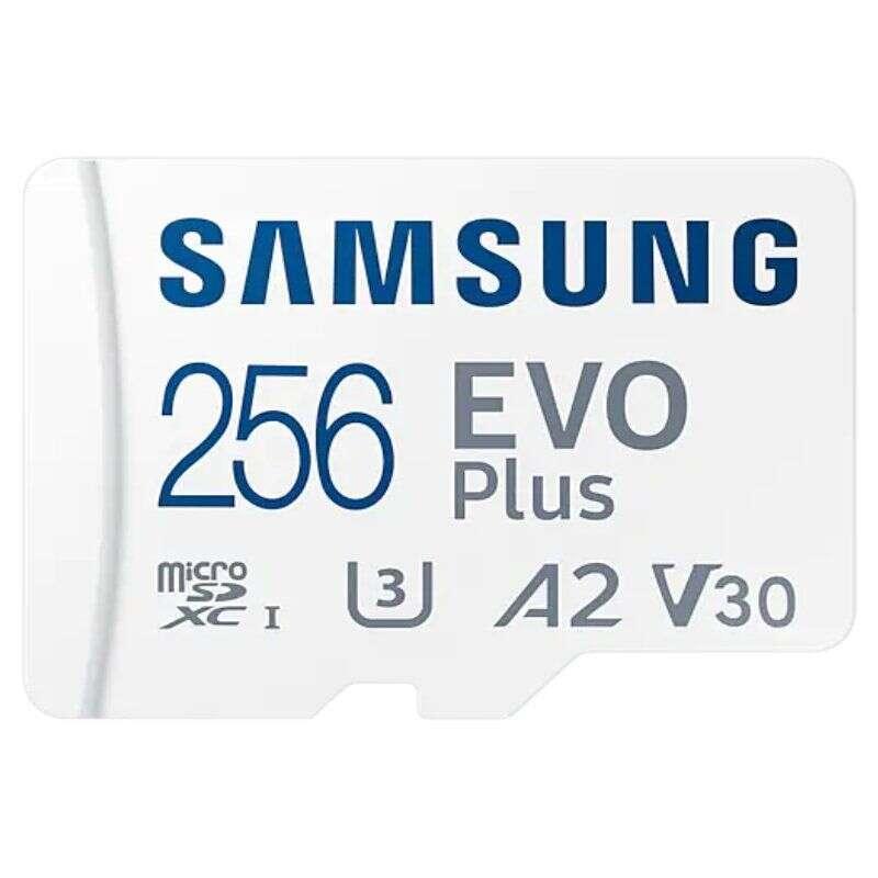 Samsung MB-MC256S 256 GB MicroSDXC UHS-I (EVO PLUS MICROSDXC UHS-I CARD - WITH ADAPTER 256GB 160MB/S U1)