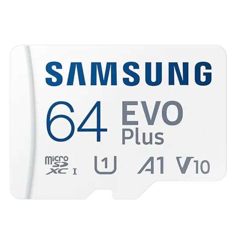 Samsung MB-MC64S 64 GB MicroSDXC UHS-I (EVO PLUS MICROSDXC UHS-I CARD - WITH ADAPTER 64GB 160MB/S U1)
