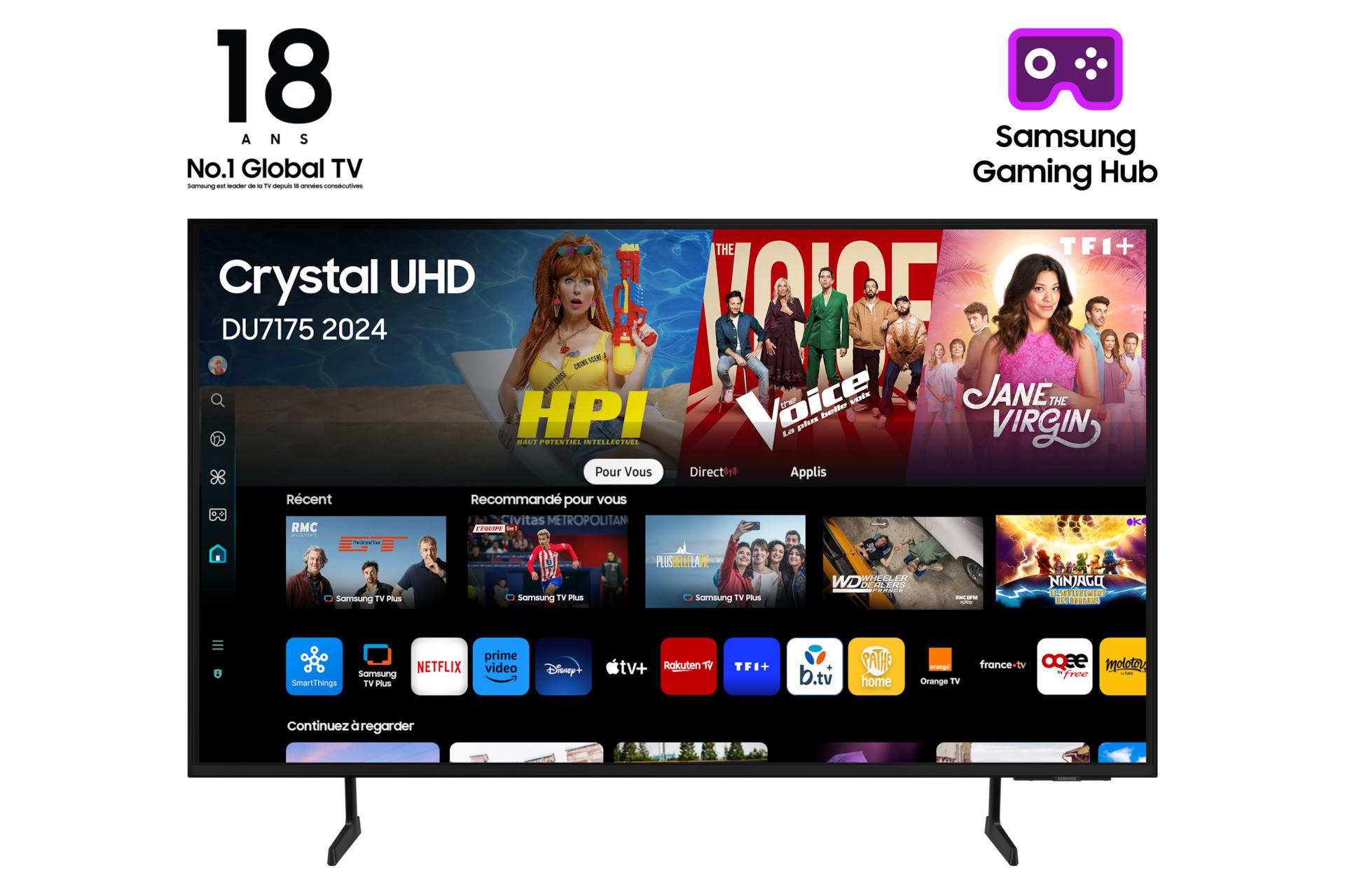 Samsung TU85DU7175U 2,16 m (85") 4K Ultra HD Smart TV Wi-Fi Nero