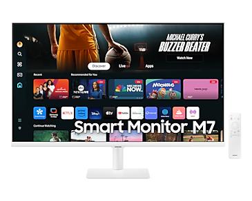 Samsung Smart Monitor M7 M70D Monitor PC 813 cm (32") 3840 x 2160 Pixel 4K Ultra HD LED Bianco