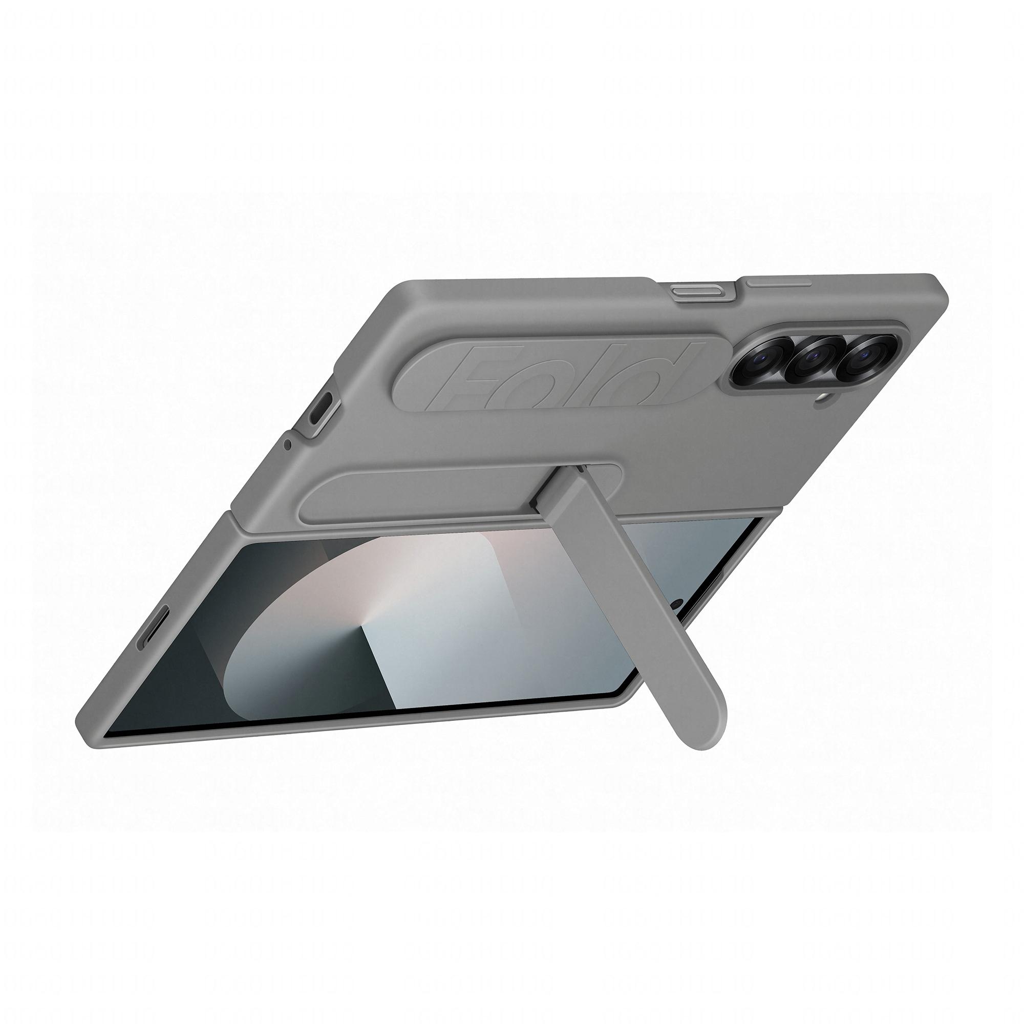 SILICONE GRIP STAND FOLD6 GRAY