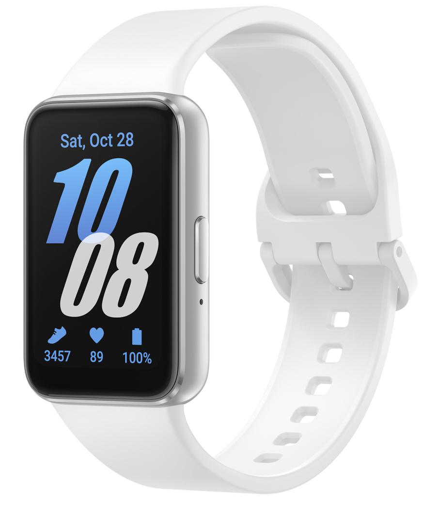 Samsung Galaxy Fit3 406 cm (1.6") AMOLED 40 mm Digitale 256 x 402 Pixel Touch screen Argento