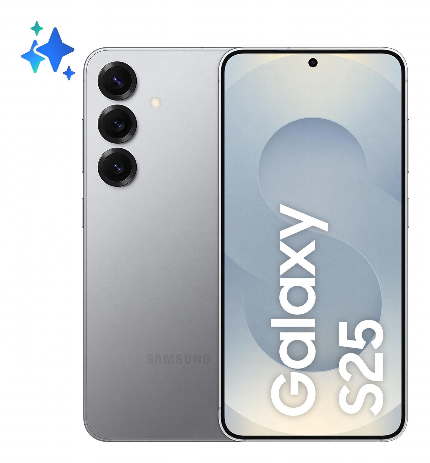 Samsung Galaxy S25 Smartphone AI Display 6.2" FHD Dynamic AMOLED 2X Fotocamera 50MP RAM 12GB 256GB 4.000 mAh Silver shadow