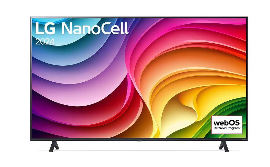 LG NanoCell 65'' Serie NANO82 65NANO82T6B, TV 4K, 3 HDMI, SMART TV 2024