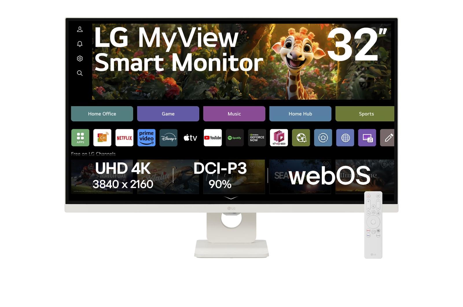 LG 32SR73U-W Monitor PC 80 cm (31.5") 3840 x 2160 Pixel 4K Ultra HD LCD Bianco