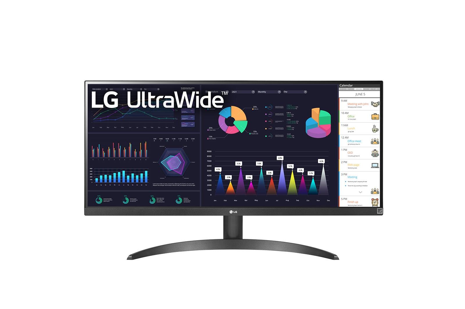 LG 29WQ500 Monitor PC 737 cm (29") 2560 x 1080 Pixel Full HD LED Nero