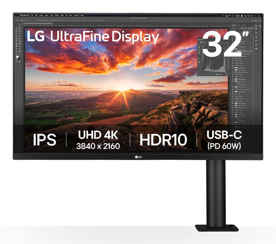 LG 32UN880K Monitor PC 813 cm (32") 3840 x 2160 Pixel 4K Ultra HD Nero