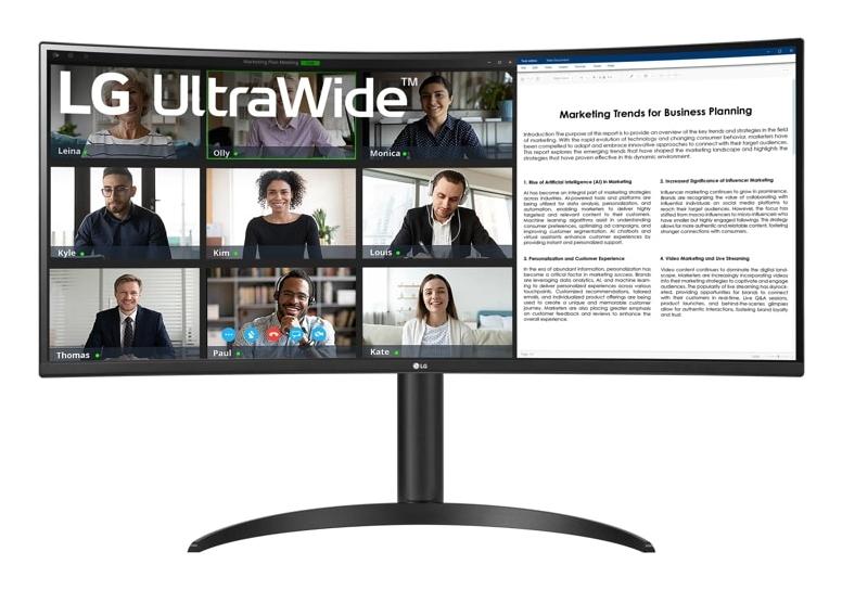 LG 34WR55QK-B Monitor PC...