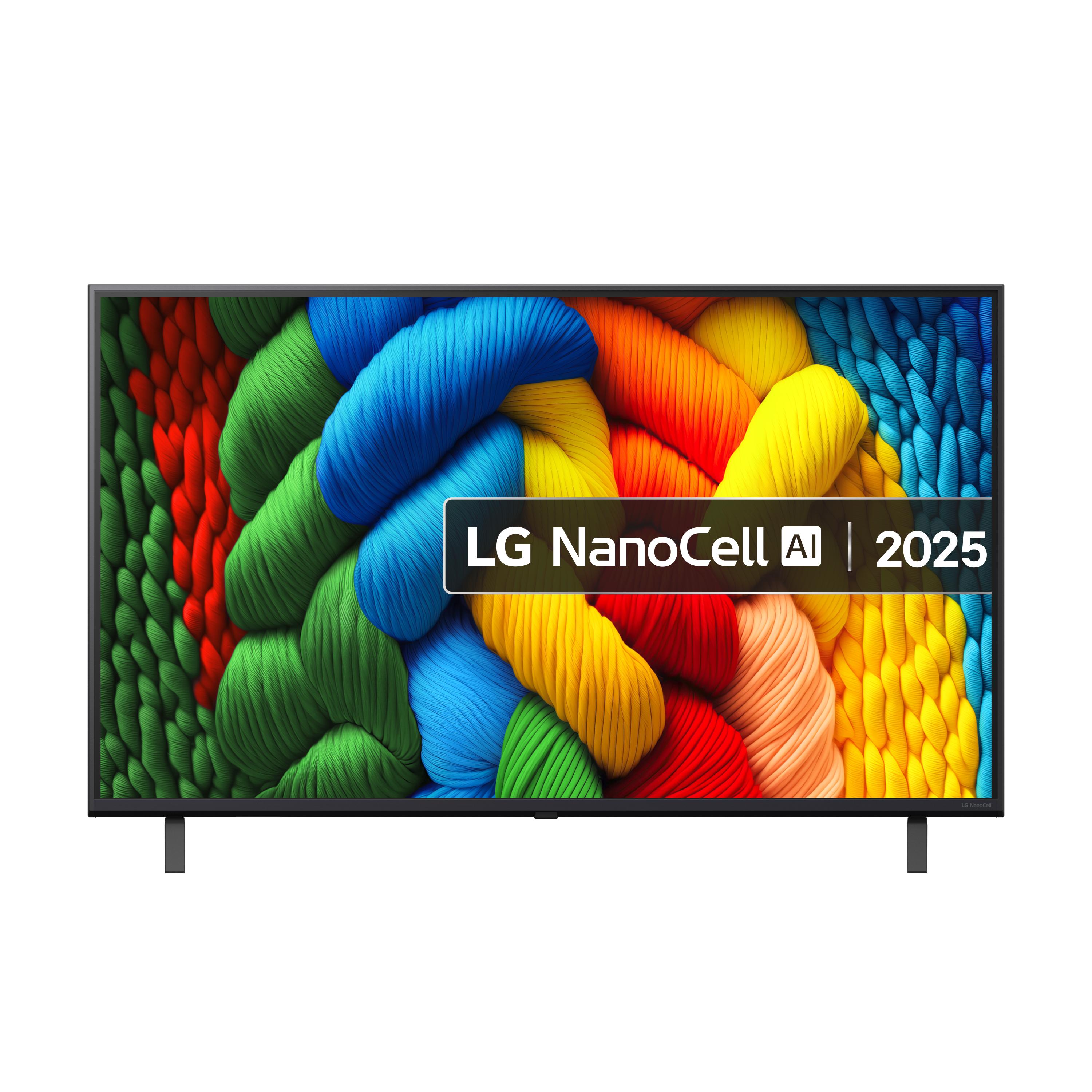LG 43NANO80A6B.AEK TV 109,2 cm (43") 4K Ultra HD Smart TV Wi-Fi Blu